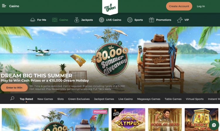 Mr Green - Betrouwbaar en Veilig Casino