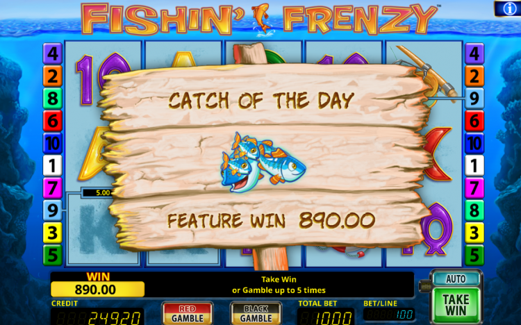 Fishin Frenzy Slot Catch of The Day