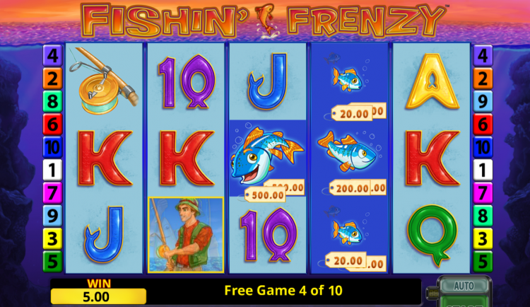 Fishin Frenzy slot Free Spins