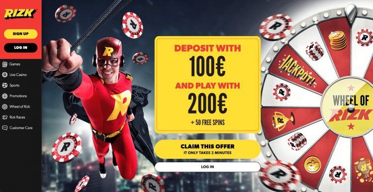 Rizk Casino - Betrouwbaar - Welkomstbonus