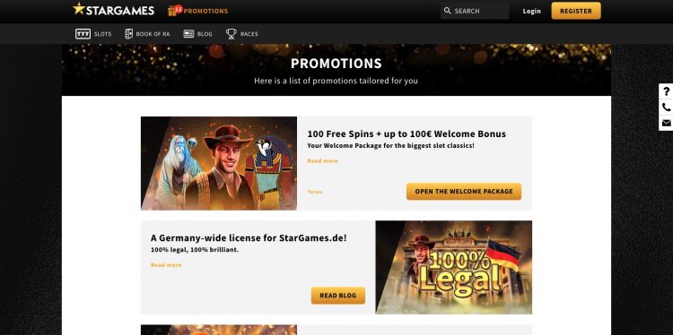 StarGames - Promoties en Bonussen