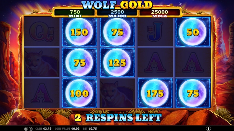 Wolf Gold slot Money Respin jackpot bonus