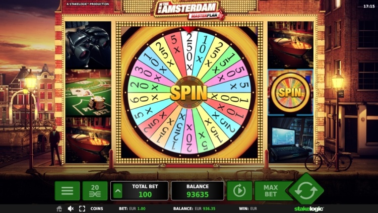 The Amsterdam Masterplan Wheel of Fortune bonus