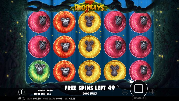 7 Monkeys slot Free Spins