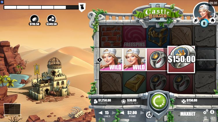 Castle Builder II online gokkast review