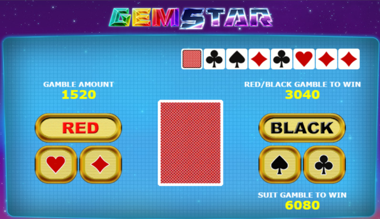 Gem Star Amatic gamble feature