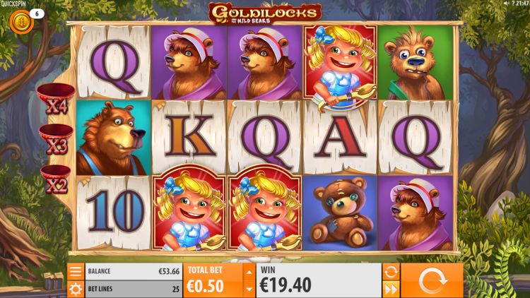 Goldilocks and the Wild Bears slot Quickspin