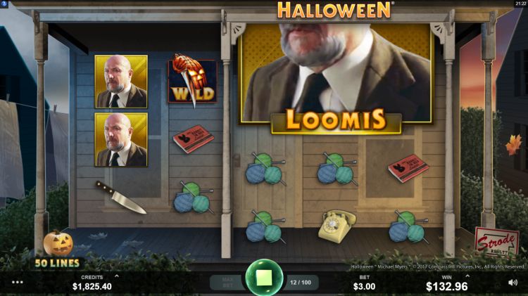 Halloween slot Microgaming big win