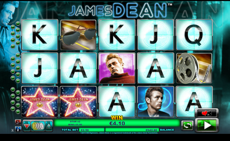 NextGen Gaming Casino James Dean Gokkast