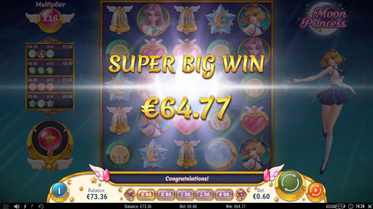 Moon Princess slot super big win