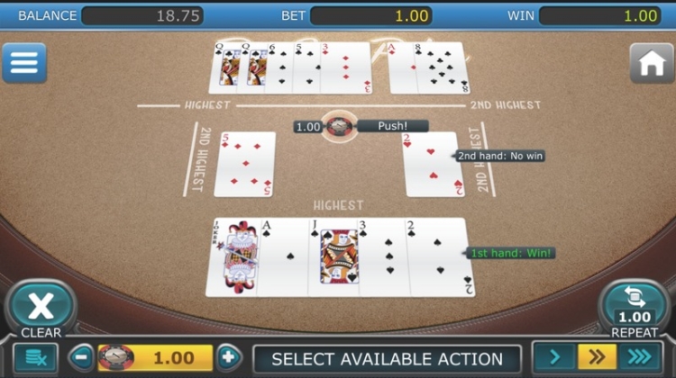 Nucleus Pai Gow Poker Push