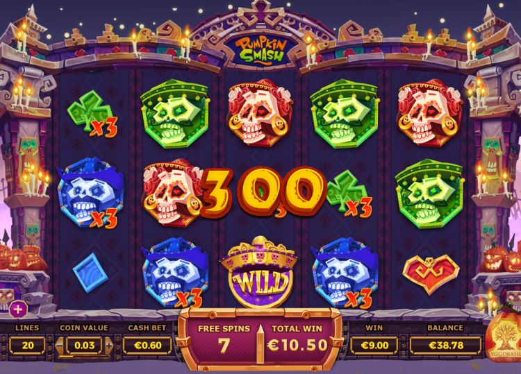 Pumpkin Smash Yggdrasil Free Spins