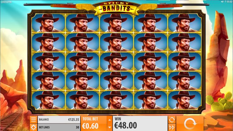 Sticky Bandits slot big win