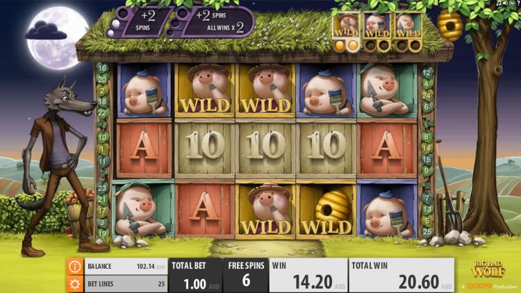 Big Bad Wolf slot Bonus