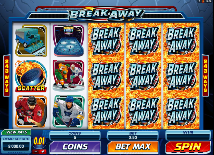 Break Away MicroGaming bonus game