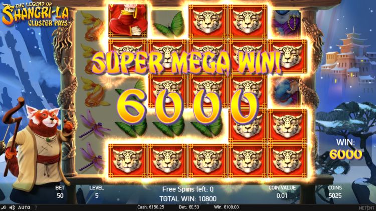 The Legend of Shangri La Super Mega Win