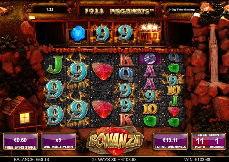 Bonanza Big Time Gaming slot review