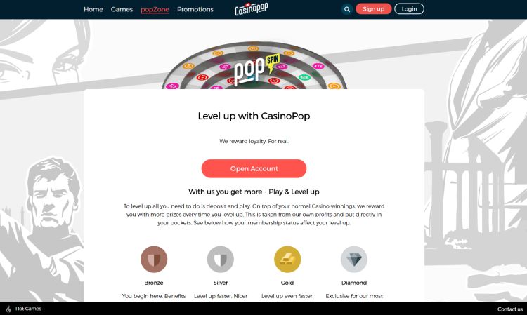 CasinoPop – Promoties en Bonussen