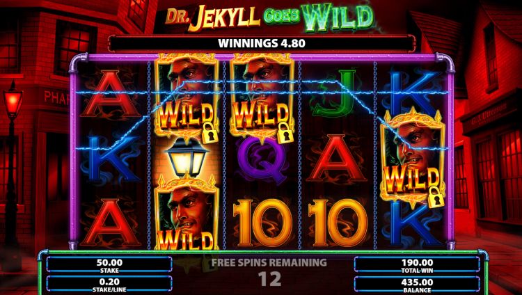 Dr Jekyll goes wild bonus