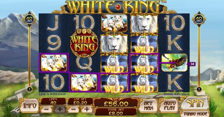 White King Playtech gokkast