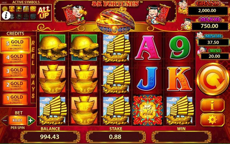 88 Fortunes slot Scientific Games