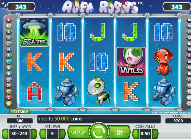 Alien Robots Gameplay