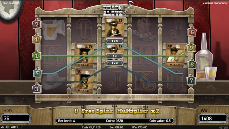 Dead or alive slot NetEnt Free Spins