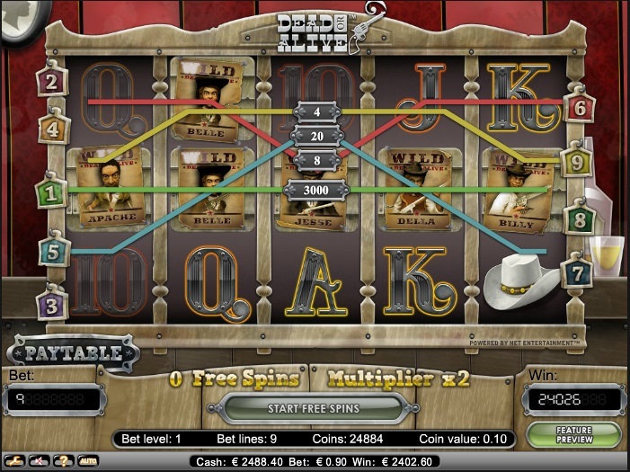 Dead or alive slot review