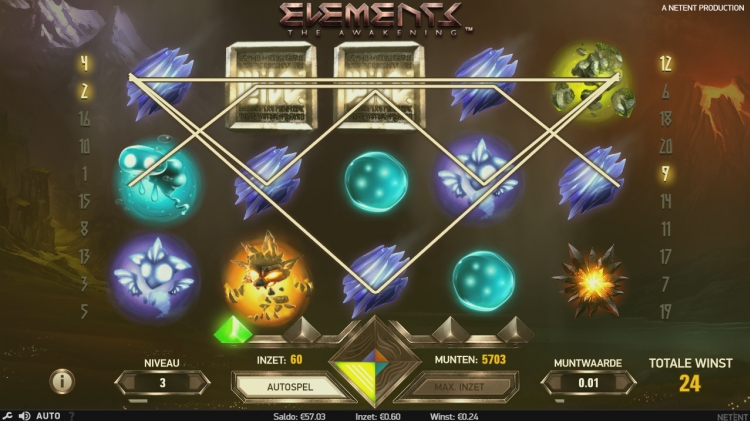 Elements slot NetEnt Win