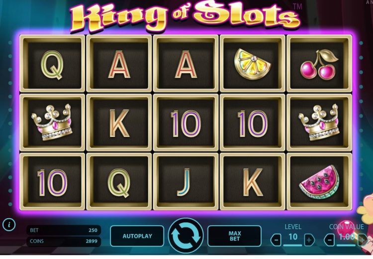 King of Slots NetEnt slot win