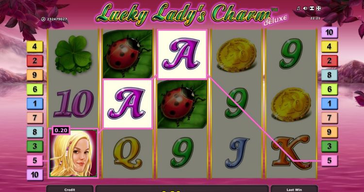 Lucky Lady's Charm Deluxe Gameplay
