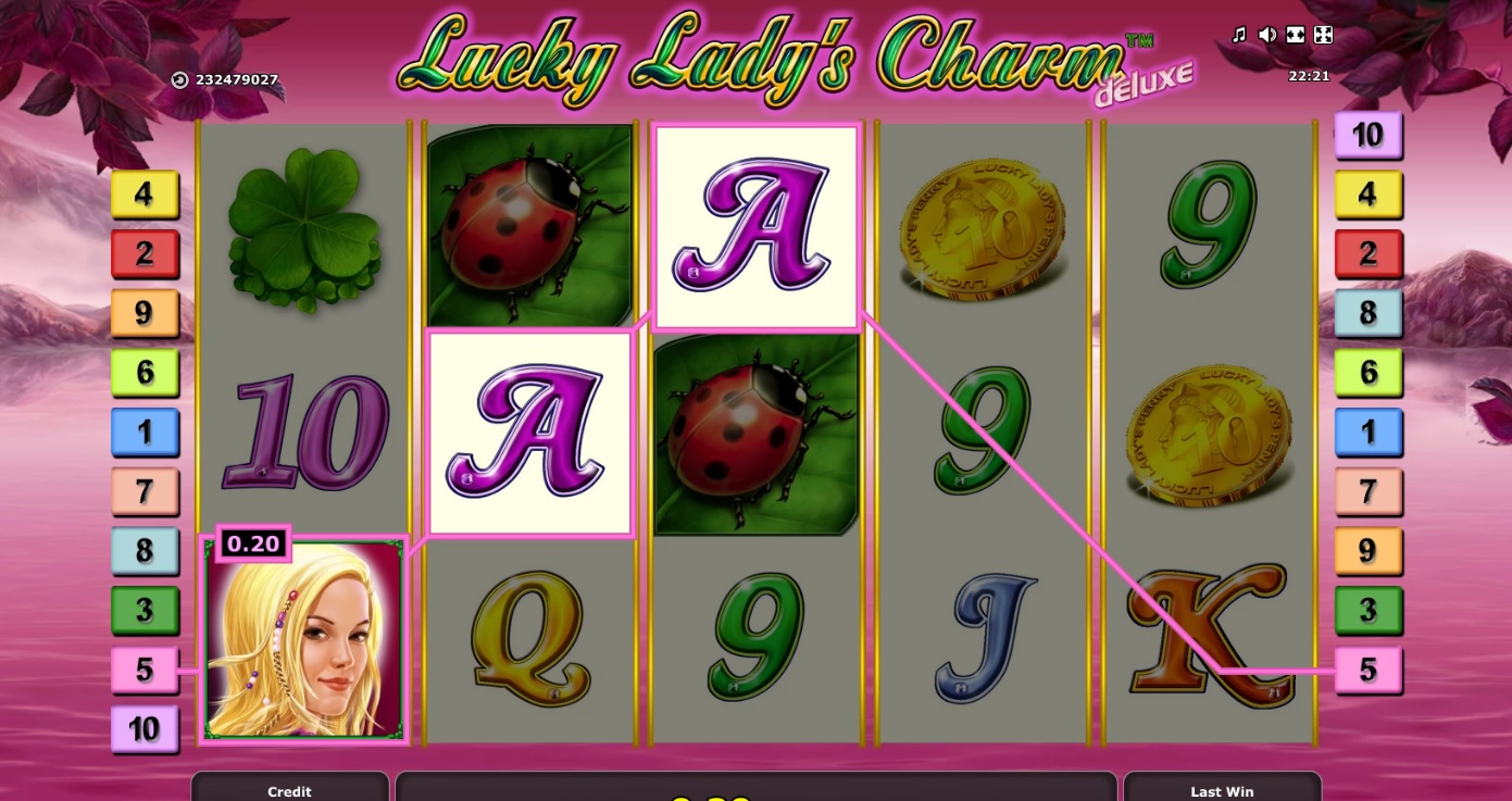 Lucky Lady's Charm Deluxe Novomatic