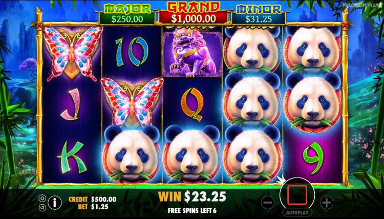 Panda's Fortune Pragmatic Play Free Spins Bonus