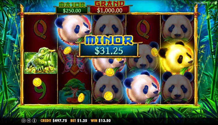 Panda's Fortune slot Jackpot Win