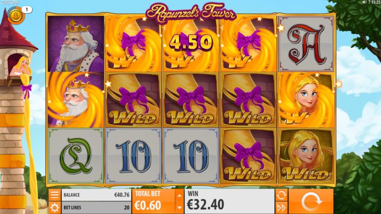 Rapunzel's Tower Quickspin slot big win