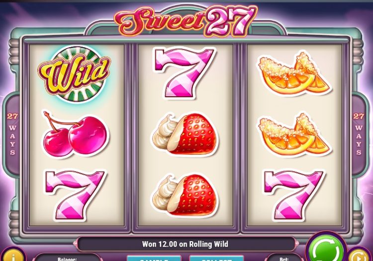 Sweet 27 gokkast Rolling Wilds Feature
