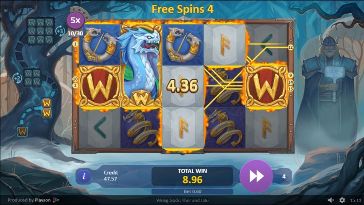 Viking Gods Thor and Loki slot Free Spins
