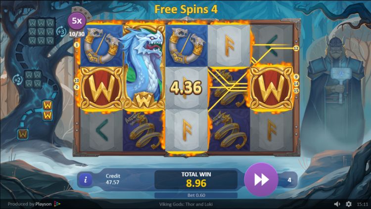 Viking Gods Thor and Loki slot Free Spins