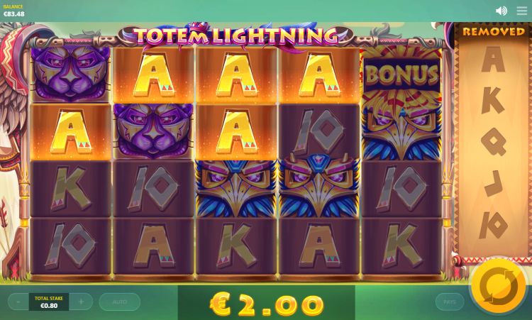 Totem Lightning Red Tiger Gaming slot Win