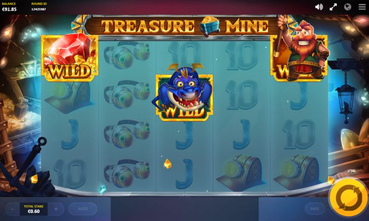 Treasure Mine Red Tiger Wilds Bonus Features