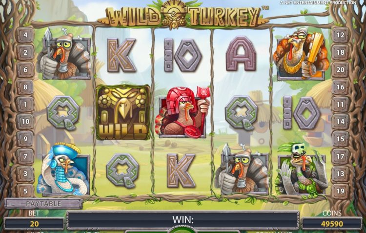 Wild Turkey NetEnt online slot