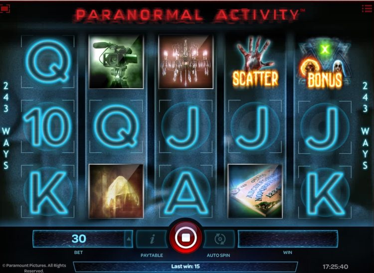 Paranormal Activity iSoftBet gokkast review