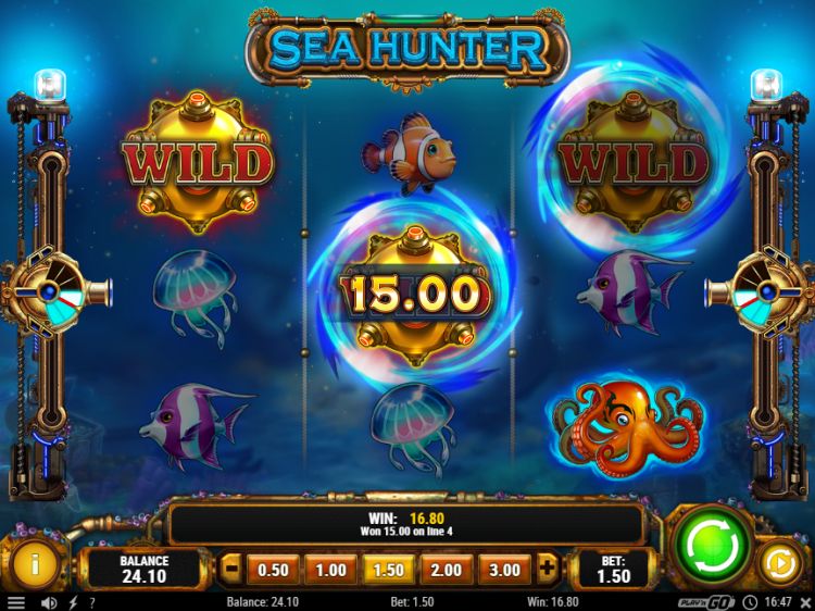 Sea Hunter slot Bonus Features