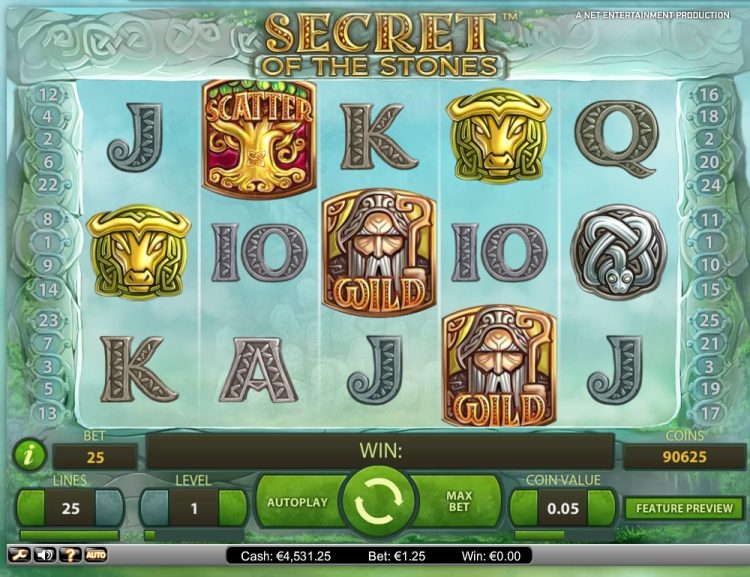 Secret of The Stones slot Wilds