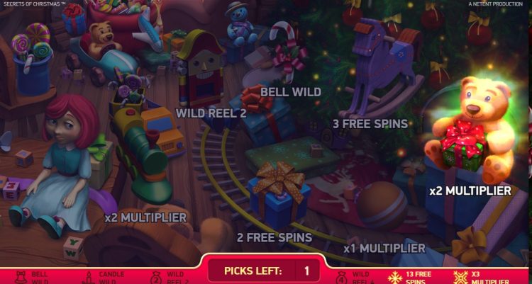 Secrets of Christmas slot Bonus Feature