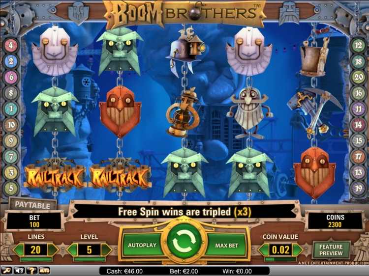 Boom Brothers slot NetEnt