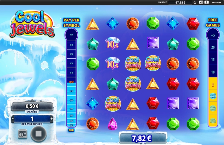 Cool Jewels slot Bonus symbols