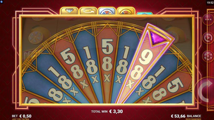 Deco Diamonds slot bonus