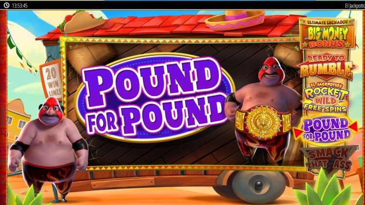 El Jackpotto Blueprint Gaming Pound for Pound bonus