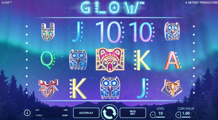 Glow NetEnt gokkast review